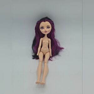Purple and Black Hair Fashion Doll